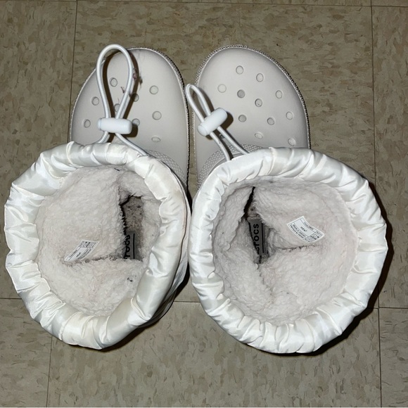 Crocs classic lined neo puff boots white 7 - Picture 7 of 10